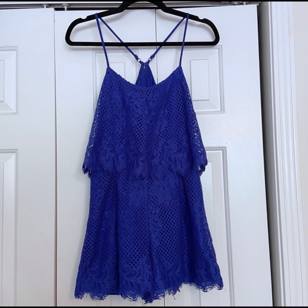 Lovers + Friends Henna Lace Romper